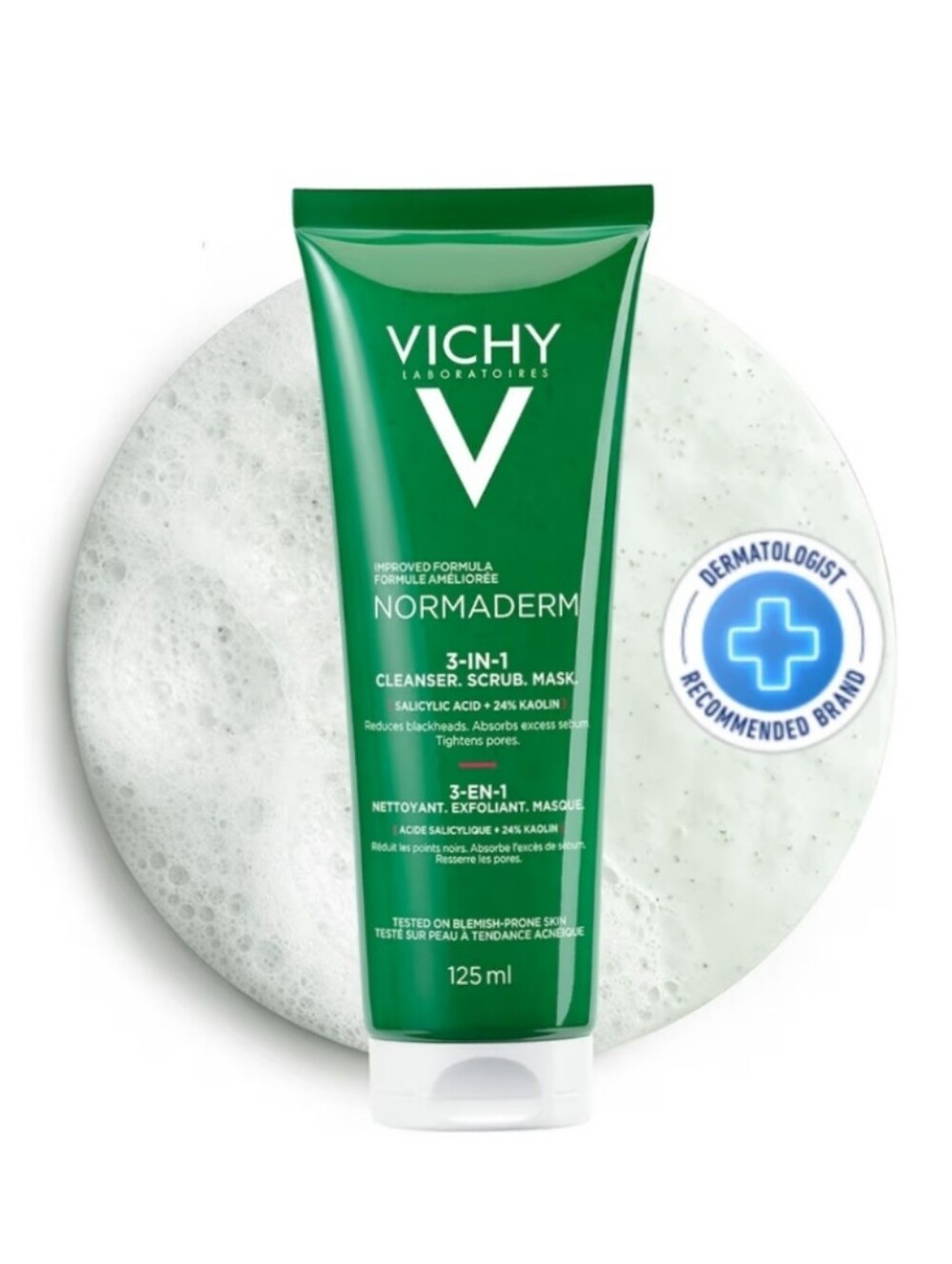 Vichy 3-in-1 Cleanser Mask Scrub 125ml